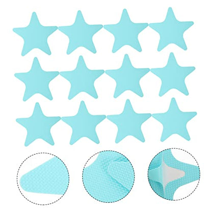 Holibanna 20Pcs Non-Slip Bathroom Stickers Self-Adhesive PEVA Waterproof Shower Room Decals for Bathtubs and Floors Safety Anti-Slip Stickers for Family Use