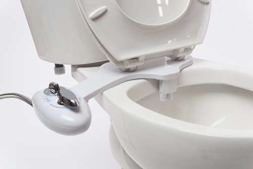 Gleason Fresh Water Bidet Toilet Attachment Self Cleaning Front and Rear Wash Non Electric