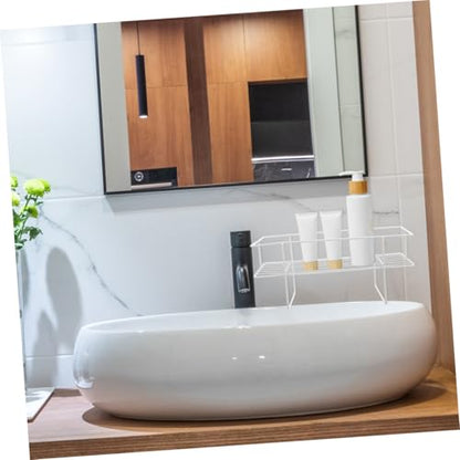 Bathroom Over Toilet Storage Shelf Wall Mounted Organizer Rack for Toiletries Accessories Multi Use Bathroom Supply Shelf Easy to Install Finish