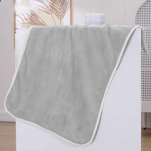 8 Pack Hand Towel for Bathroom Microfiber Towel with Loop Quick Dry Christmas Decorations Small Hand Towels for Kitchen Hotel 14 x29.6inch (Khaki)