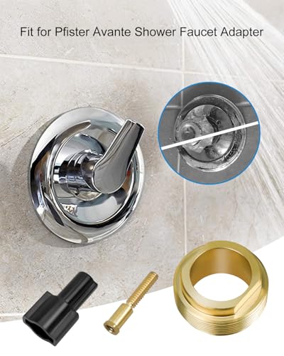 9319300 Trim Retrofit Kit Fit for Pfister Avante Shower Faucet Adapter | Brass Material Provides Reliable Adjustment Control, Leakproof Performance and Smooth Water Flow Regulation - color: 1 pack