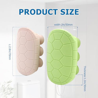 2 Pack Premium Silicone Shower Head Holder Bracket Movable relocatable Universal Suction Cup Hand Shower Holder Bracket no Drilling Strong Suction mounting Stand