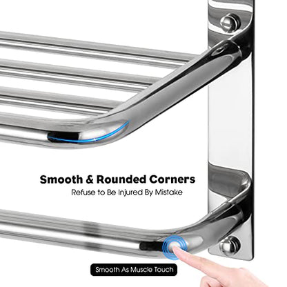 3-Tier Bathroom Towel Rack, SUS 304 Wall Mount, Brushed Nickel - color: Brushed Nickel, size: 24 Inch 3 Tier