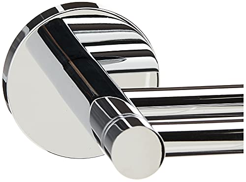 GROHE 40802001 Essentials Double Towel Bar, 24-Inch, Starlight Chrome - color: Starlight Chrome, size: 24 Inch
