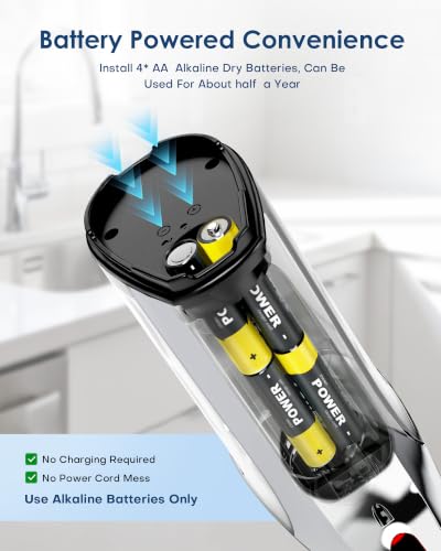 Automatic Soap Dispenser,17oz/500ml Touchless Dish Soap Dispenser | Metallic Finish,With Infrared Sensor, 5 Adjustable Soap Levels, Battery Operated, Perfect For Kitchen Bathroom Countertop