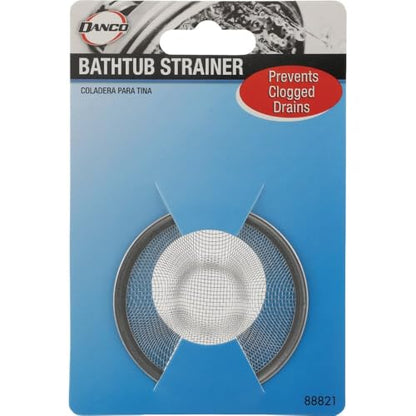 Danco Tub Mesh Strainer, 2-3/4 in, Stainless Steel (88821) - size: 2-3/4-Inch, style: Tub Strainer (1 Pack)