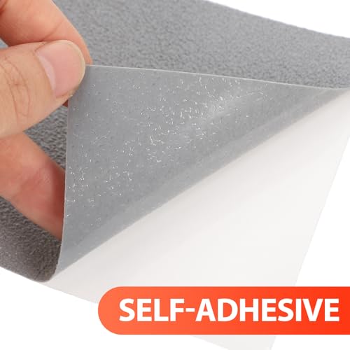 TIDTALEO Wear-resistant Non-slip Tape with Adhesive Backing, Abrasive Anti-skid Strip for Bathroom and Stairs, Waterproof Safety Grip Tape 10cm X 5m Gray for Indoor Floor Protection