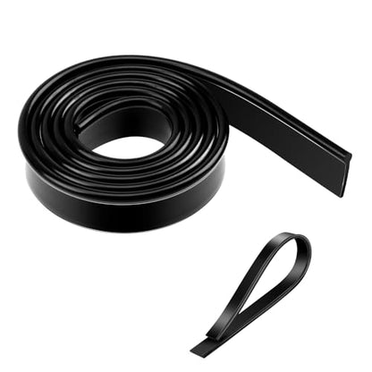 Black Squeegee Replacement Blades, 41in/roll Silicone Window Rubber Squeegee Refill Blades Head for Windows, Shower Doors, Glass Cleaning