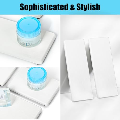 3PCS Stone Drying Tray, Water Absorbing Stone Tray for Sink, Stones Soap Trays, Fast Dry Diatomite Stones Mat,Used for Hand Soaps,Sponge,Toothbrush Holder in Bathroom Counter and Kitchen Sinks - color: 3pcs White