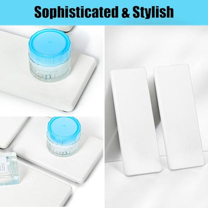 3PCS Stone Drying Tray, Water Absorbing Stone Tray for Sink, Stones Soap Trays, Fast Dry Diatomite Stones Mat,Used for Hand Soaps,Sponge,Toothbrush Holder in Bathroom Counter and Kitchen Sinks - color: 3pcs White