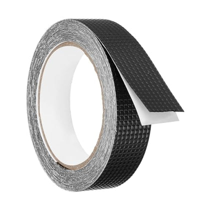 PATIKIL 1 Inch x 20 Feet Non-Slip Grip Tape, Waterproof Non-Abrasive Traction Tape Self-Adhesive Cushion Pad Strips for Handrails Game Controllers Ovens- 1 Roll (Black) - color: Black, size: 1 Inch x 20 Feet