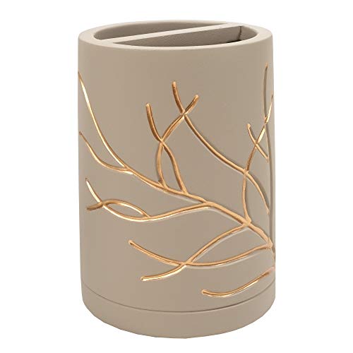 Sweet Home Collection Bathroom Accessories Sets Unique Collections Modern Classic Contemporary Decorative Beautiful Designs Bath Shower Tub Décor, Toothbrush Holder, Branches - color: Branches, size: 1 Piece - Toothbrush Holder