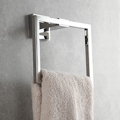 Stainless Steel Hand Towel Holder Wall Mounted Towel Ring for Bathroom, Mirror Polish, SBH239 - color: Mirror Polish