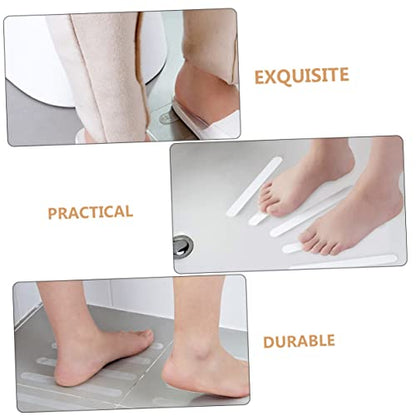 12pcs Non-Slip Bathtub Stickers Anti-Skid Shower Decals for Home Stairs and Pools Transparent Design for Safety Easy to Remove Without Residue
