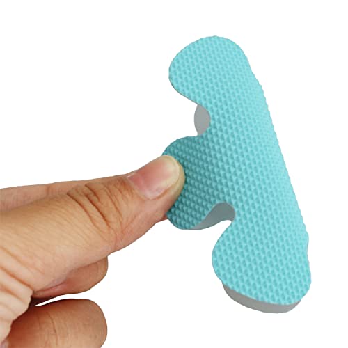 20PCS Safety Shower Treads Adhesive Appliques Non-Slip Bathtub Stickers with Premium Scraper