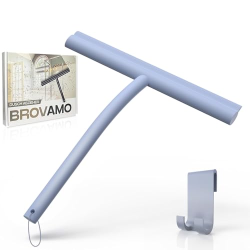 Shower Squeegee with Holder, for Dodge Viper ZB II 2008-2010 Silicone Shower Squeegee,Blau - color: Blau