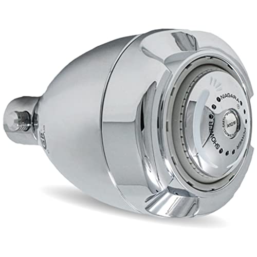 Niagara Conservation Earth Spa with Soap and Soak High Efficiency 1.5 GPM Showerhead in Chrome, N2915C-V - color: Chrome - with Soap & Soak Valve, size: 1.5 GPM