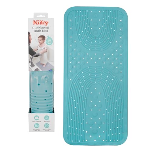 Nuby Cushioned Bath Mat | Aqua - color: Aqua