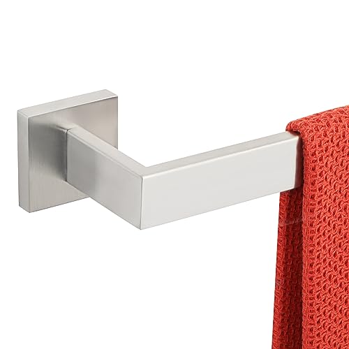 Alise Brushed Nickel Towel Bar, 28 Inch Towel Racks for Bathroom, SUS304 Stainless Steel Towel Holder Wall Mounted, Heavy Duty Towel Hanger for Bathroom & Kitchen (Brushed Nickel) - color: Brushed Nickel, size: Single 28 Inch