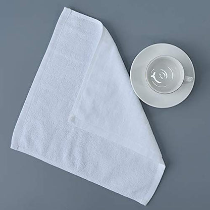 Foraineam 15 Pack 10 x 10 inch Facial Washcloths Ultra Soft Bath Towels Face Cloths