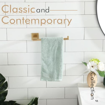 KOKOSIRI Towel Bar for Bathroom Wall Hand Towel Rack Holders Champagne Bronze Stainless Steel Heavy Duty Bathroom Organization and Storage, B3006CPG - color: Champagne Bronze
