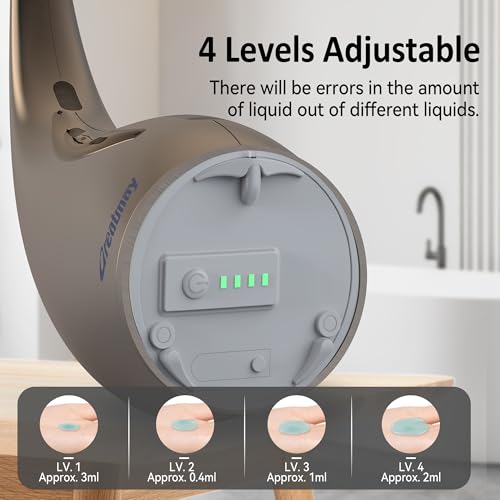Automatic Soap Dispenser Touchless Rechargeable 10 oz | Magnetic USB Charging, IPX7 Waterproof Sensor Pump with 4 Adjustable Levels for Kitchen Sink & Bathroom Hand Soap - color: Copper