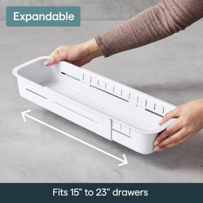 YouCopia DrawerFit Sliding Drawer Sorter, Adjustable Drawer Organizer - style: Sorter