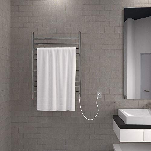 Amba RWP-SP Radiant Plug-In Straight Towel Warmer, Polished