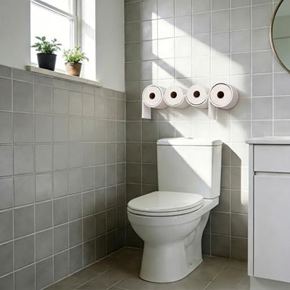 Stylor Funny Toilet Paper Roll Holder - Humorous Poop Sign Bathroom Decor, Cute Space-Saving Wall Mount Decor, Functional Bathroom Storage Accessories