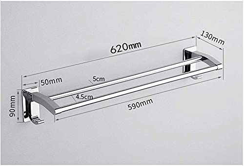 Towel Rack Handrail Grab Railshome Bathroom Safety Handicap Bar Wall Mounted Toilet Handrailswith Double Polebathroom Bars for Elderly D