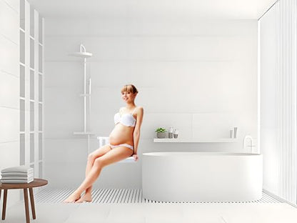 Double arc Fashion Style Foldable Shower Rack Wall Mounted Bathroom, Suitable for Elderly and Pregnant People's Showers and Shower Racks, Shoe Changing stools - size: Double arc fashion style