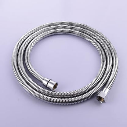 CIENCIA RV Shower Hose 1.5m Flexible Stainless Steel Replacement Shower Hose with Brass Fittings, FHA018 - color: Chrome, size: 1.5meters