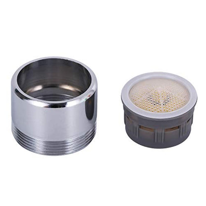 2 Pack 1.5 GPM Sink Faucet Aerator, Male and Female Dual Thread Aerator, Regular/Standard Size, Chrome by NIDAYE - size: 1.5GPM