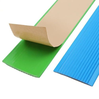 1M PVC Self-Adhesive Anti-Slip Stair Tape Treads Carpet Floor Sticker Safety Waterproof Bathroom Floors Ground Sealing Strip(Black)
