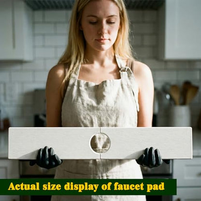 Stone Dish Drying Mat for Kitchen Counter, Quick Dry Stone Mats | 24'' x 15'', Includes 1 Dish Mat & 1 Faucet Mat - size: 24" x 15"