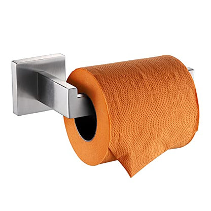 KOKOSIRI Toilet Paper Roll Holder Brushed Nickel Toilet Paper Holder Stainless Steel for Kitchen Bathroom Dispenser Wall Mounted, B2003BR - color: Brushed Nickel, size: Without Shelf(1 Pack)