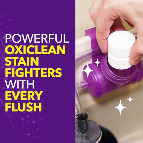 Kaboom Scrub Free! Toilet Bowl Cleaner System with 2 Refills | Continuous Toilet Bowl Cleaner, Scrub Free, Safe for Septic Systems - style: Continuous Clean System