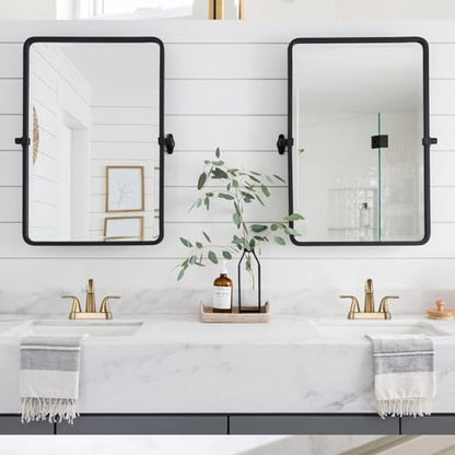 Brushed Gold Bathroom Sink Faucet, 4 Inch Centerset Bathroom Faucet | ALEASHA 2 Handles Vanity Faucet with Pop Up Drain Stopper, RV Lavatory Vanity Faucets with Aesthetic Appeal - color: Gold