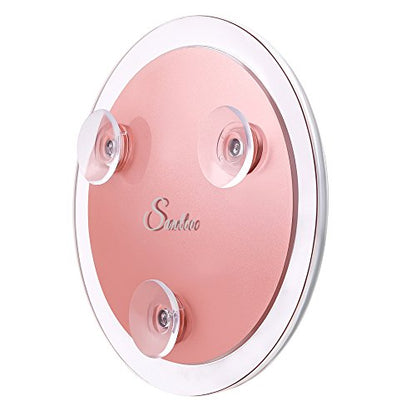 SANTOO 10X Magnifying Mirror - with 3 Mounting Suction Cups - Used for Precise Makeup - Eyebrows/Tweezing - Blackhead/Blemish Removal - Bathroom/Travel Makeup Mirror - 6 Inch Round - color: 10x