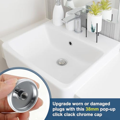 Sink Drain Stopper, Pop-Up Stopper Cap Garbage Disposal Stopper Sink Drain Stopper Replacement for Kitchen Bathroom Basins(1Pcs)