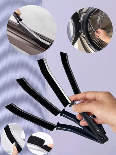 7 PCS Crevice Cleaning Brush,Hard Bristle Crevice Cleaning Brush,Crevice Cleaning Tool is Effective to Clean The Small Gap of Kitchen, tolilet and Windows. (7pcs) - style: 7pcs