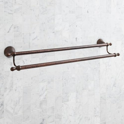 Signature Hardware 955107 Traditional 26-3/4" Towel Bar - color: Matte Black