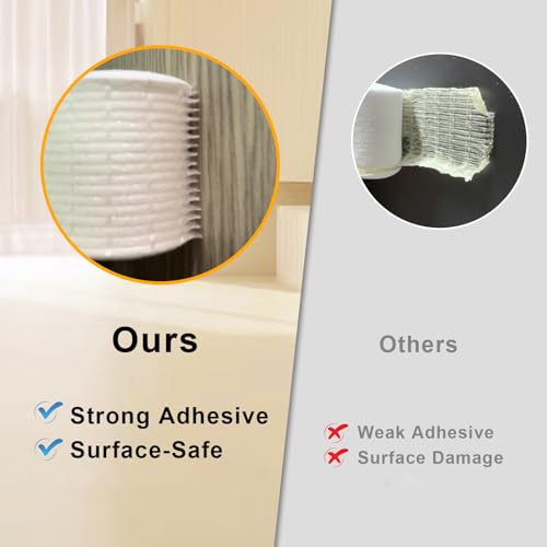 Thick Foam Tape, Strong Adhesive 1inch Weather Strip for Large Gaps | Blocks Drafts, Dust, Noise & Vibration, Heavy Duty High Density Foam Insulation, Single-Sided Adhesive, Removable, No Residue - color: White, size: 1 In x 3/8 In x 13Ft