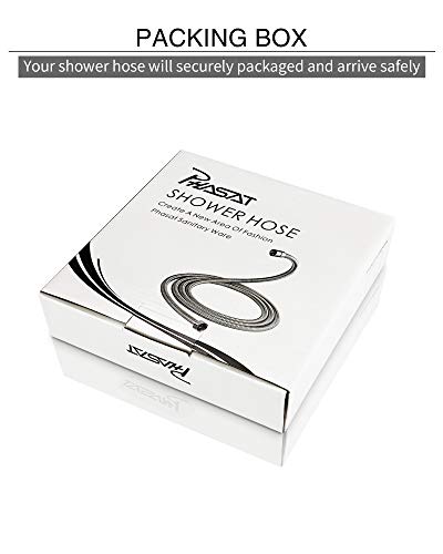 PHASAT Extra Long Shower Hose Replacement, 304 Stainless Steel Shower Head Hose Extension,177 Inches,Brushed Nickel - color: Brushed Nickel, size: 177 Inches