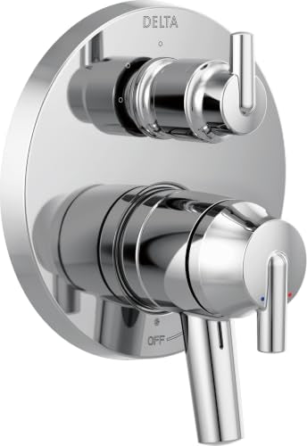 Delta Faucet Trinsic 17 Series 3-Setting Integrated Diverter Valve Trim Kit, Chrome Diverter Valve Trim Kit, Shower Trim Kit, Chrome T27859 (Valve Not Included) - color: Chrome