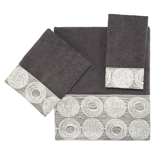 Avanti Linens Galaxy Fingertip Towel, Granite