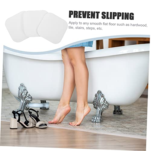 VOSAREA 24Pcs Non Slip Bathtub Stickers Transparent Slip Decals for Bathroom Safety Self Adhesive Floor Treads for Elderly Use