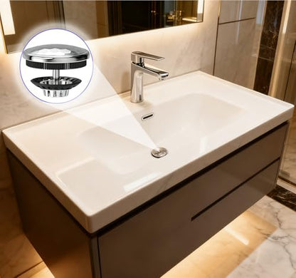 XAJOON Bathtub Drain Hair Catcher/Bathtub Protector Suitable for Bathroom Bathtub, Pop-Up Drains and Bathroom Sink. (Patented Product) (Chrome) - color: Chrome