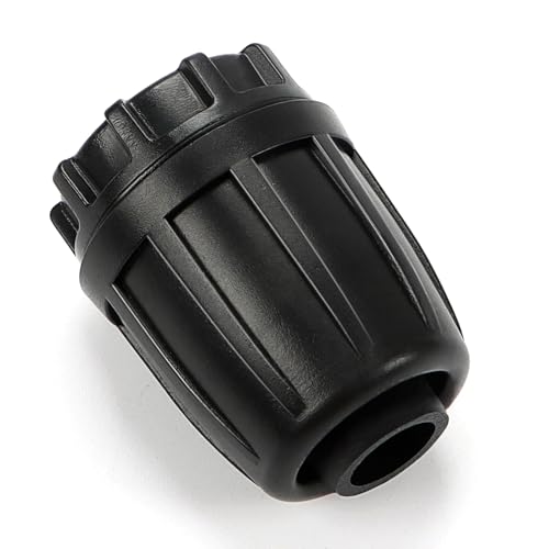 1/2 Inch Drip Irrigation End Plug Fittings, 12 Pieces 1/2'' Drip Line Barbed Locked End Cap Connectors for 1/2 Inch Irrigation Tubing (1/2" ID x 0.650" OD) for Garden Watering System - size: 1/2" Nut Plug 12 Pcs