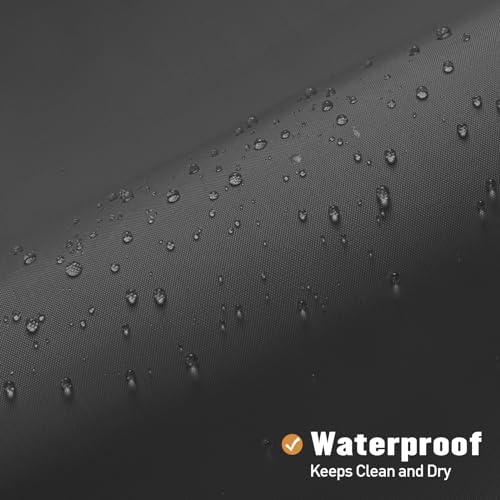 MitoVilla Stall Half Size Shower Curtain Liner, 36 x 72 Inch Fabric Bath Curtain Liner for Modern Hotel, Dark Grey Shower Liners, Washable & Water Repellent - color: Fabric - Dark Grey, size: 36"W x 72"L (Pack of 1)